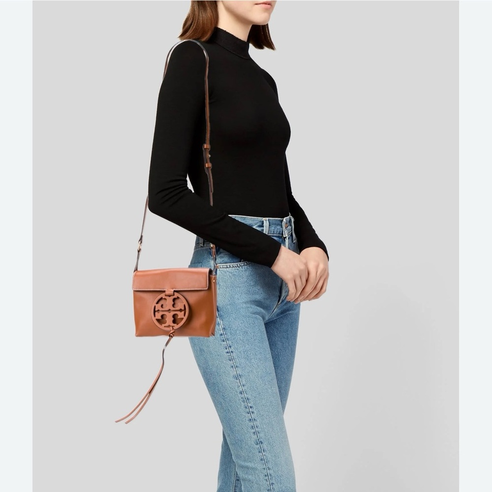 Tory Burch Leather Miller Crossbody Bag - Picture 14 of 16